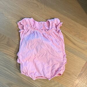 Ralph Lauren Pink Striped Baby bubble 9m